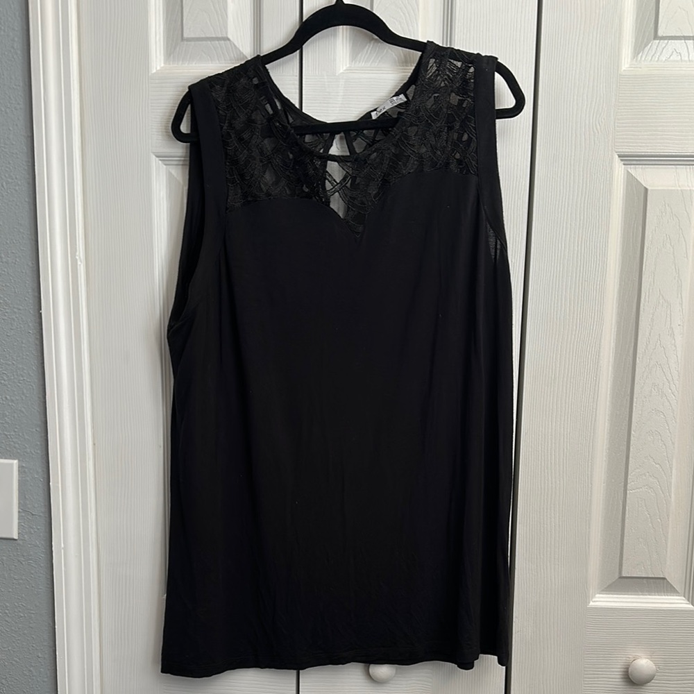 Elegant Black Sleeveless Top